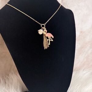 Elegant Flamingo Charm Necklace